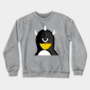 Penguin in Cyclops Costume Crewneck Sweatshirt